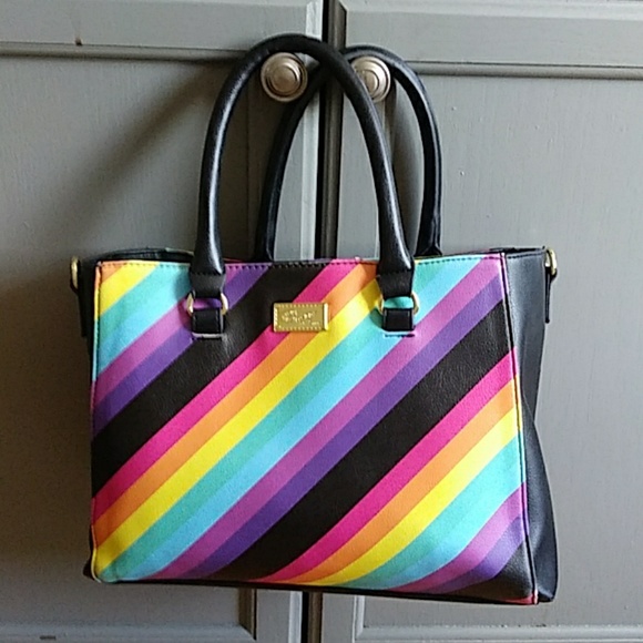 Betsey Johnson Handbags - Betsy Johnson Rainbow Satchel